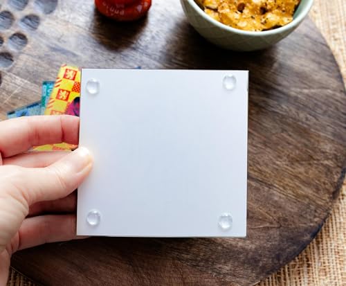 Silver Buffalo Harry Potter Hogwarts Houses 4-Piece Glass Coaster Set