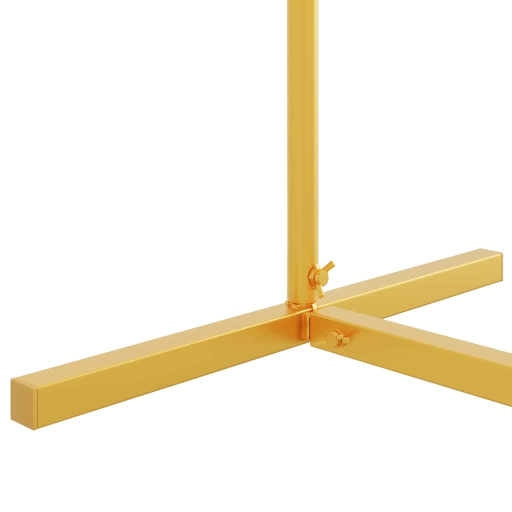 Solivagant Hochzeitsbogen 3 pcs Gold Stahl, Garten Balkon,Gartenbauten,Rosenbögen, Gitter Pergolen, 7.25 kg-42023038