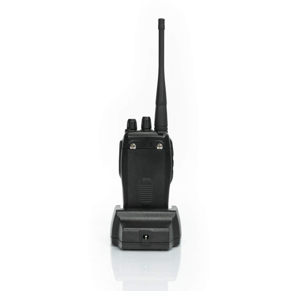 Midland G10 Radio Ricetrasmittente Walkie Talkie 8 Canali PMR446 e 8 Canali Preimpostati, 1 Ricetrasmettitore, Batterie Ricaricabili Li-Ion 1200 mAh, Caricabatterie da Tavolo e Adattatore da Muro