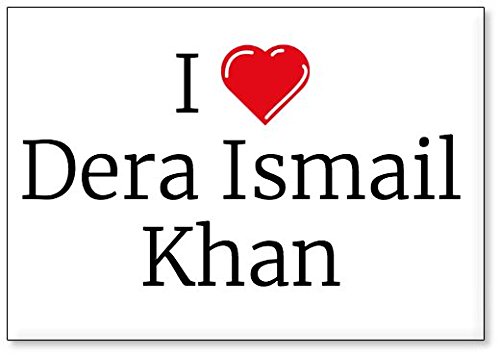 I Love Dera Ismail Khan, Fridge Magnet (Design 2)