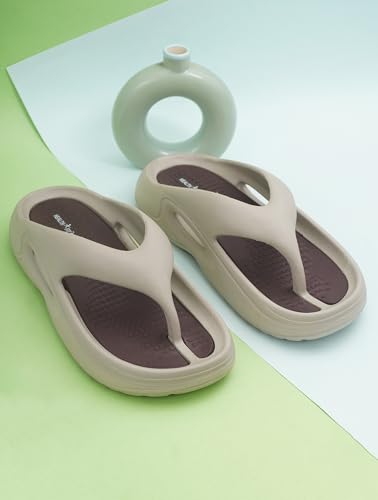 Image of HEALTH FIT Extra Soft Premium Slippers with Soft Acupressure Comfortable & Light Weight Stylish & Anti-Skid Classic Ultra Soft Casual Waterproof & Everyday Flip Flops HF147