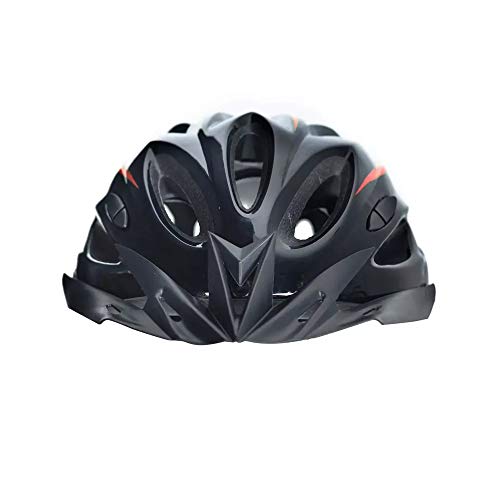 Capacete Para Ciclismo Vermelho Tamanho Grande 57 a 61cm C/Viseira In Mold Rava