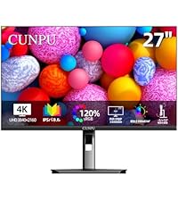 Amazon.co.jp: CUNPU 27-Inch Monitor WQHD White 120Hz : Computers