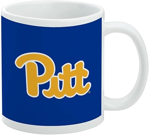 Vista 252 de Taza de cerámica con el logotipo principal de la Universidad de St. John, taza de regalo novedosa para café, té y bebidas calientes, 11oz, blanca