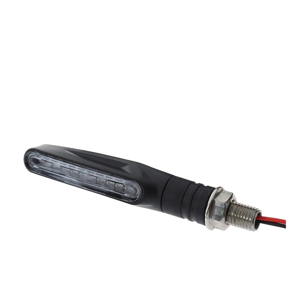 Luces indicadoras de giro universales para motocicleta de 12V intermitentes azul 8
