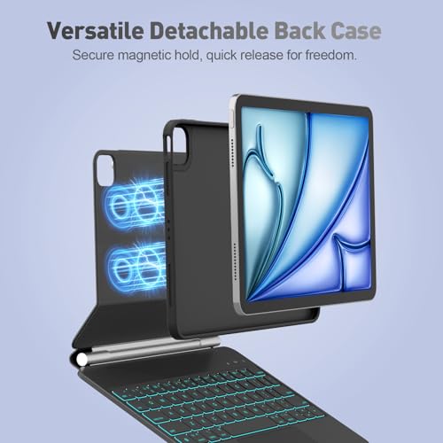 Image of for iPad Air 11 /Pro 11 (1-4) Keyboard Case, Multi-Magnetic Mode