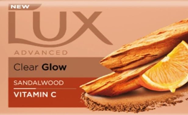 HUMARABAZAR Lux Advanced Clear Glow Sandalwood Soap,100G