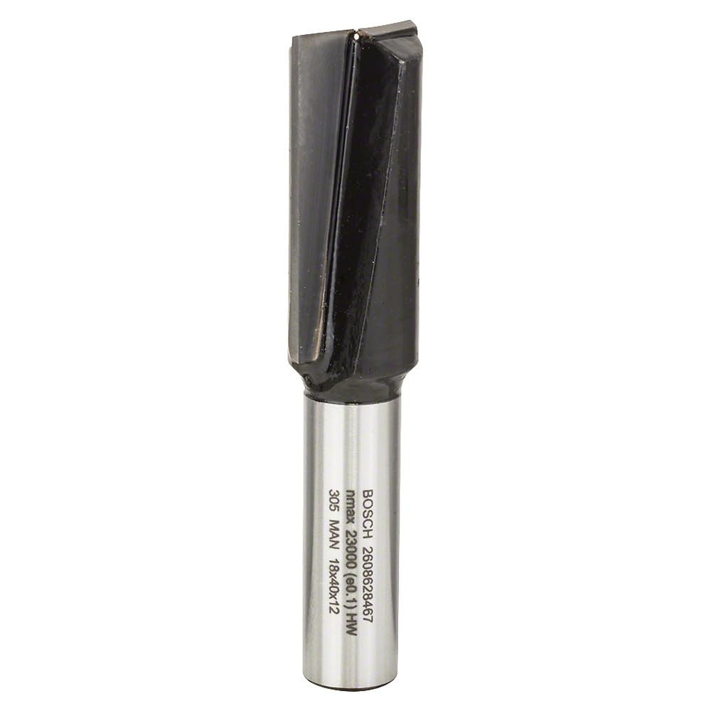 Bosch 2608628467 aksesuarı oyuk frezesi 12 mm, D1 18 mm, U 40 mm, G 81 mm