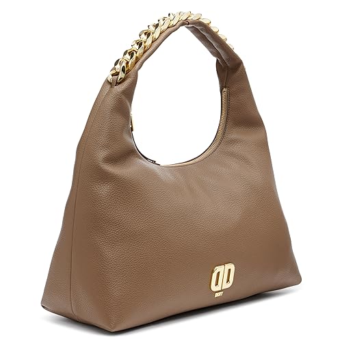 Image of DKNY Women's Handbags Hobo,TRUFFLE,1SZ