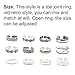Himpokejg 12 Pcs/Pack Toe Rings Open Design Adjustable Unisex Joint Ring Fashionable Accessory Wedding Ring for Party - 12pcs