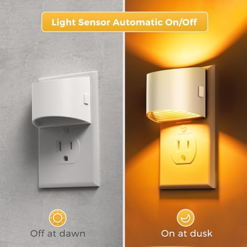 Image of L LOHAS LED Night Lights Plug into Wall with 3CCT Adjustable, 1W Nightlight