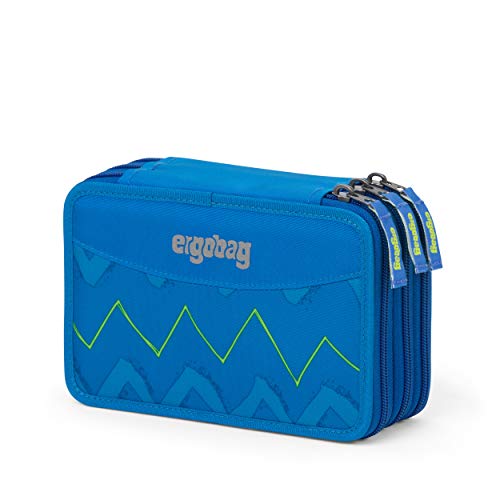 Preisvergleich Produktbild ergobag Federmäppchen - befüllt, Kleingeldfach, Stundenplan - LiBäro 2:0 - Blau