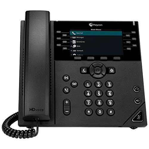 Polycom VVX 450 Desktop Phone (RENEWED) Skype for Business (2200-48840-019)