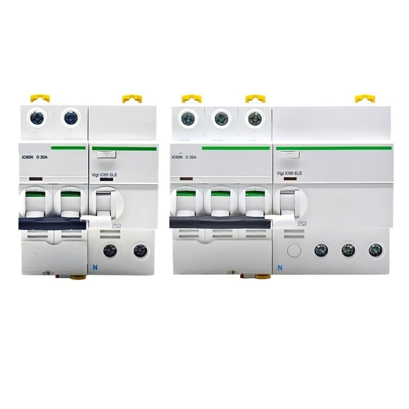 Disyuntor IC65N 2P pequeño 3P 63A con protección contra Fugas VIGI(IC65N-C10A/2P+VE30MA)