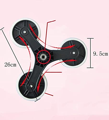 Einkaufstrolley auf Rädern Multifunktions-Einkaufswagen Trolley Old Age Bollerwagen Treppensteiger Hakengriff Sitz… – Bild 6