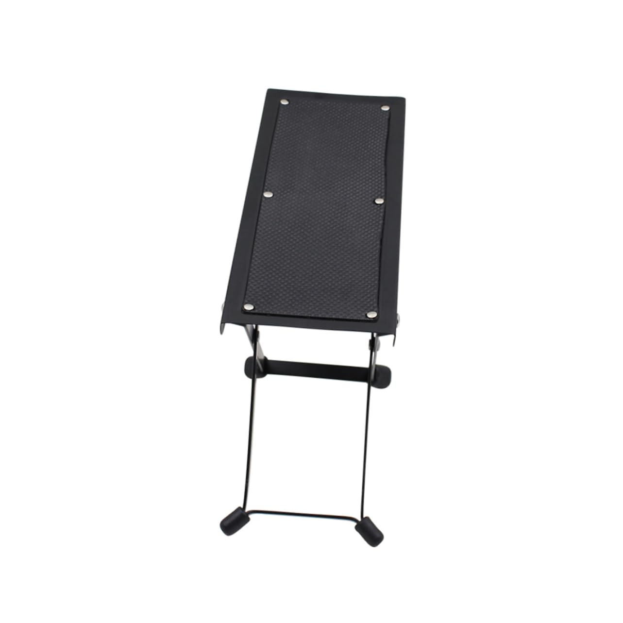 JEWEDECO Guitar Foot Stool Foldable Music Stool Foot Rest Ottoman Ideal for Adult Guitarists Sturdy and Comfortable