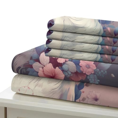Housse de couette loup 3D microfibre en format super king 260x220cm - 6