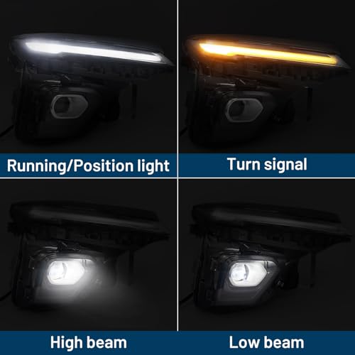 KACHIR Full LED Headlight for Chevy Trailblazer 2024-2025 Projector Headlamp Right Passenger Side RH 42859235 by KACHIR - Image 4