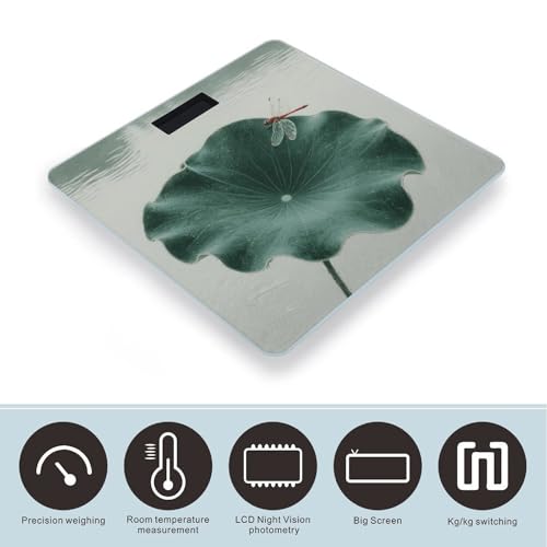 Báscula Digital de Baño con Pantalla LED y Vidrio Templado miniatura 3