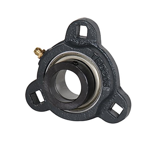 7/8 in 3-Bolt Flange Cast Iron SATRD205-14 Mounted Bearing SA205-14+TRD205