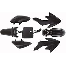 Plastic Mudguard Kit set Black Replacement for Honda XR50 CRF50 SDG SSR 107cc 125cc Dirt Pit Bike