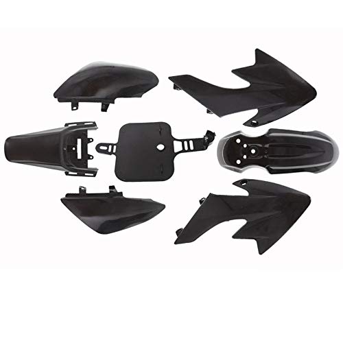 Plastic Mudguards for Motorbikes: Ultimate Protection for Your Ride 4 Plastic Mudguard Kit set Black Replacement for Honda XR50 CRF50 SDG SSR 107cc 125cc Dirt Pit Bike