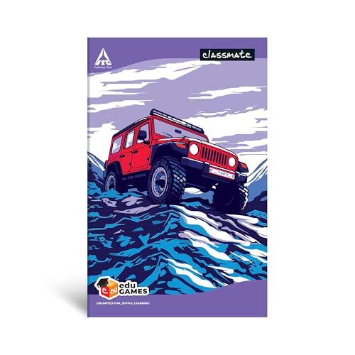 Classmate Long Book | 160 Pages | Unruled | 33.0cm x 21.0cm | Pack of 3 | Long Size Unruled Notebook for School Students
