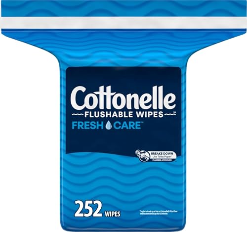 Cottonelle Fresh Care Flushable Wet Wipes, Adult...