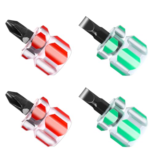 4Pcs Mini Stubby Screwdriver Set for Sewing Machines
