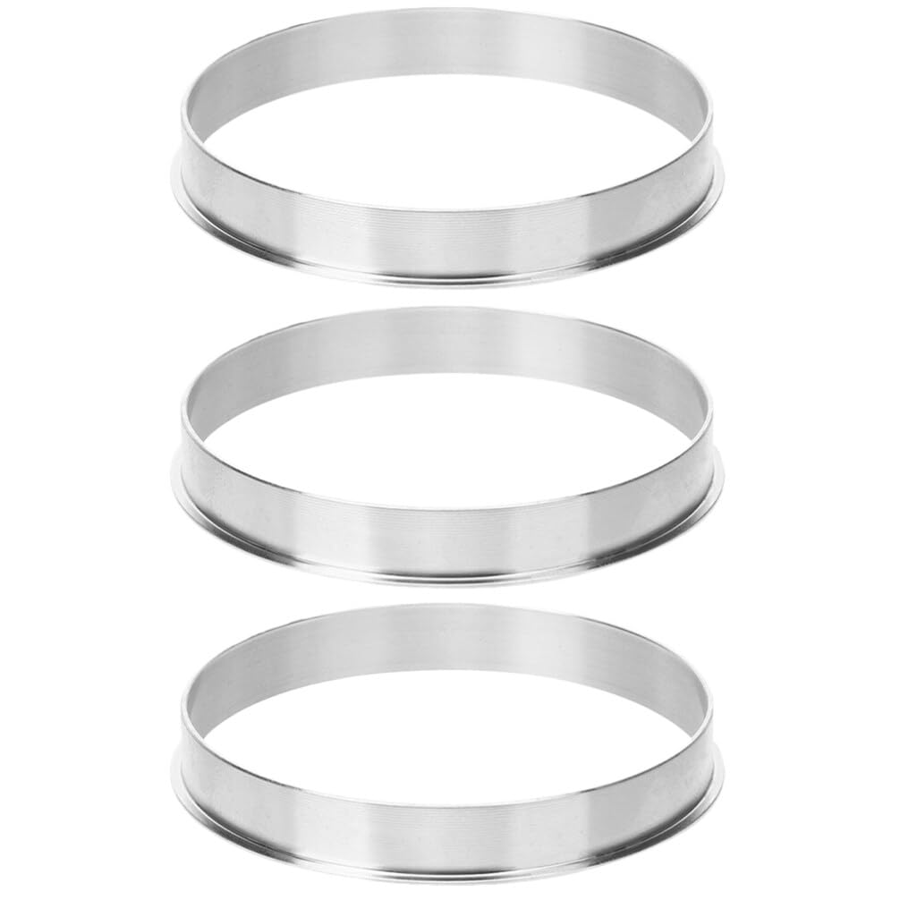 Angoily Automatic Sealing Machine Accessories 3pcs Aluminum Cup Ring for Cup Sealer Machine 90mm Sealing Ring for Milk Tea Cup Sealing Machine Accessories Metal Caliber Washers