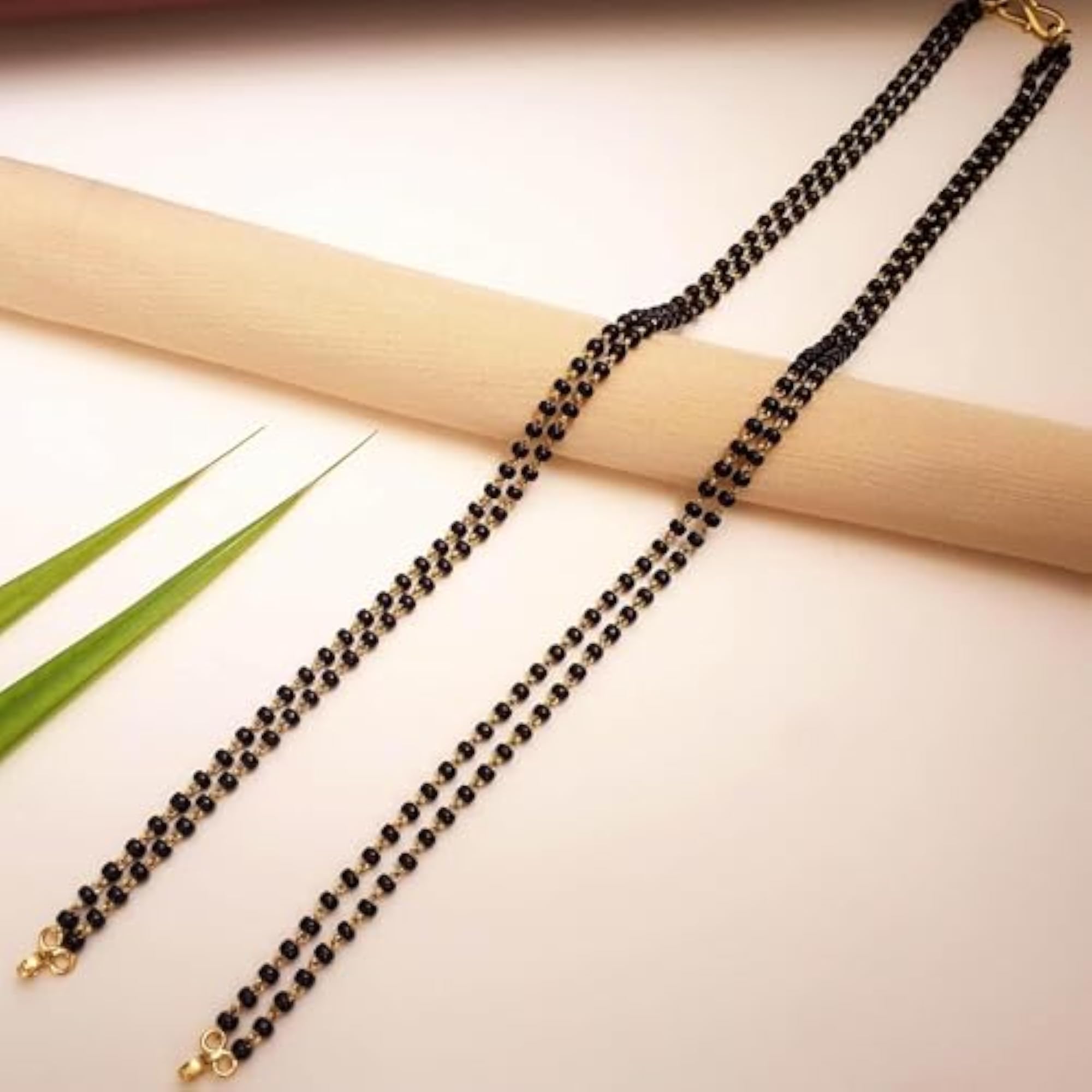 Women's Double Line Mangalsutra Chain, 18 Inches
