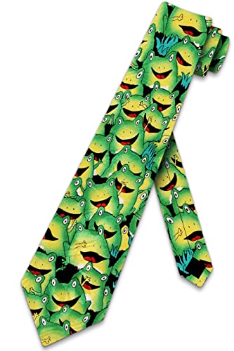Frogs All Over New Novelty Tie