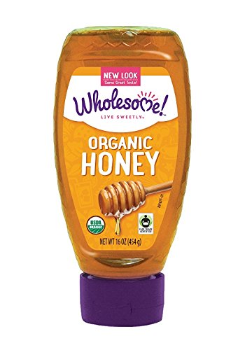 Wholesome Sweeteners Organic Fair Trade Honey, 16-Ounce Bottles (Pack of 3)