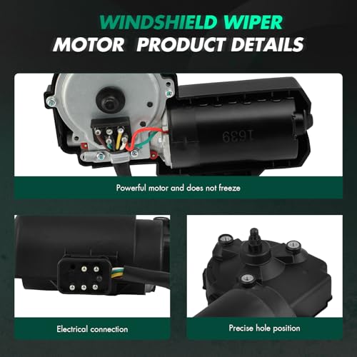Image of SCITOO Front Windshield Wiper Motor Replacement for 1984-1989 for Mercedes-Benz for 190D,1984-1993 for Mercedes-Benz for 190E Wiper Motor 2018203642 5 Pins