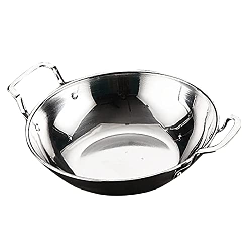 CONGARTENO Stainless Steel Griddle Pan Induction Cooktop Double Handles Multi-function Cooking Cookware for Home Restaurant