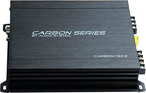 AUDIO SYSTEM CARBON-130.2 2-Kanal analoger Class A/B Hochleistungs Verstärker 260 Watt RMS