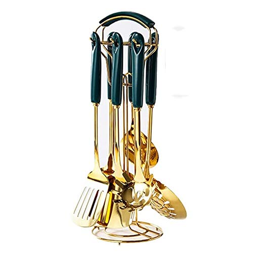 Ustensiles de cuisine ensemble de cuisine en inox pelle cuillère 7 pièces