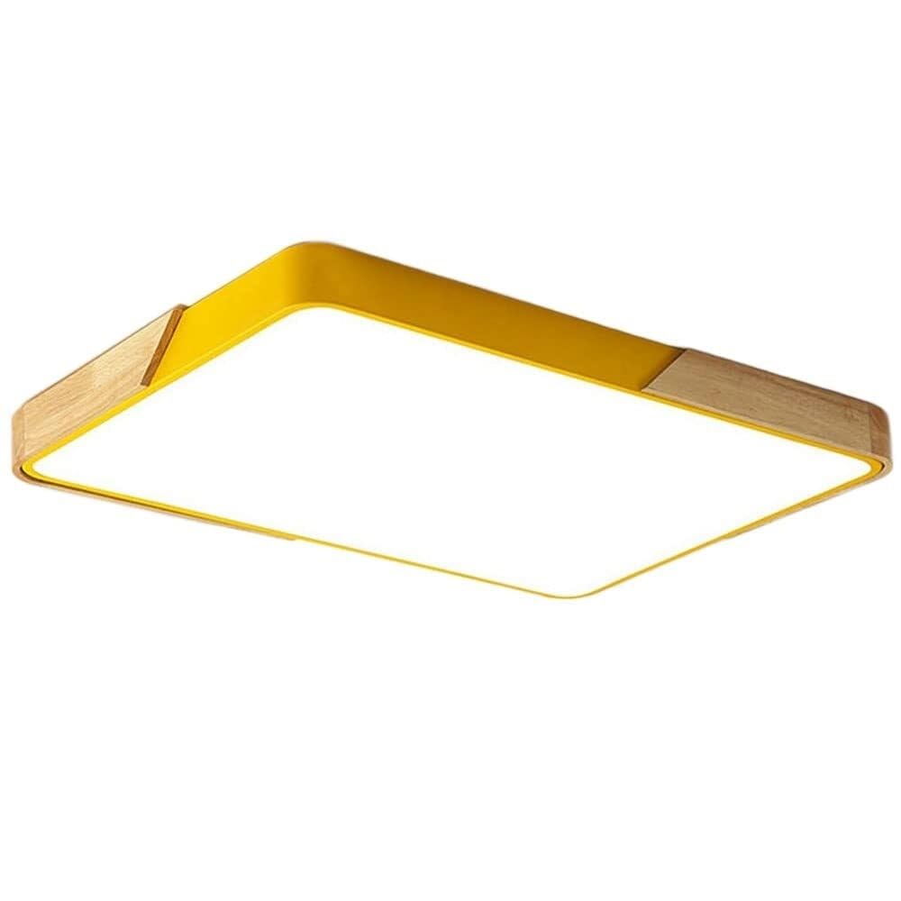 Plafonnier LED de salon au design rectangulaire pour ambiance tamisée