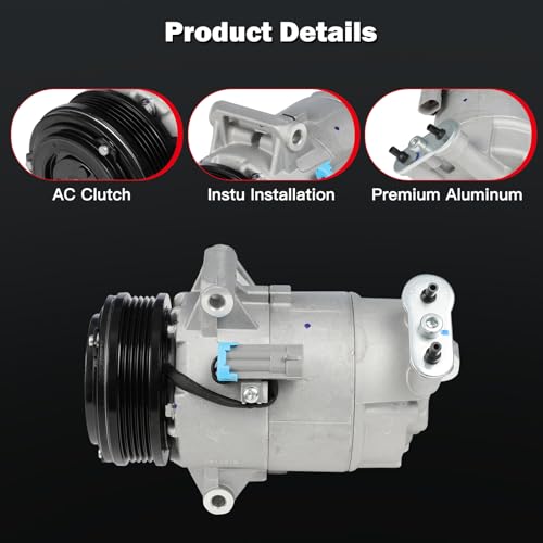 Image of CCIYU AC Compressor w /Clutch for Saturn Astra 1.8L 2008-2009