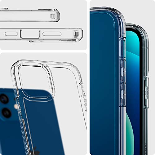 Image of Spigen for iPhone 12 Mini Case, Ultra Hybrid [No Magnet Ring][Anti-Yellowing] - Crystal Clear