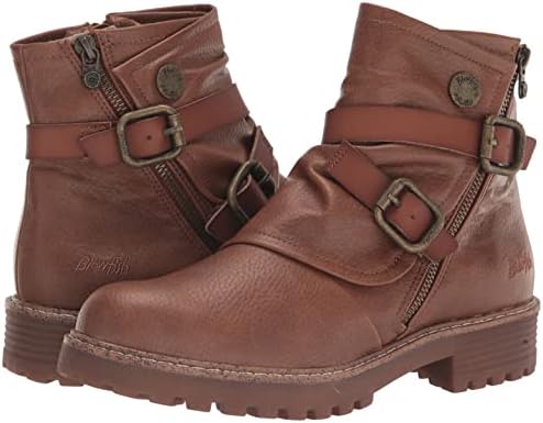 Blowfish Malibu Women's Ronin Ankle Boot, Walnu Tumbleweed/BRN Dyecut, 6 | Image 6