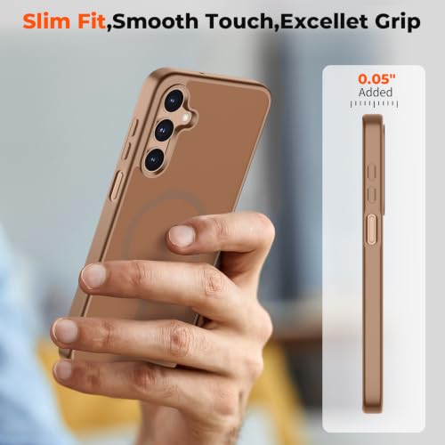 Image of SUPFINE Magnetic for Samsung Galaxy A17 / A16 5G Phone Case - Brown