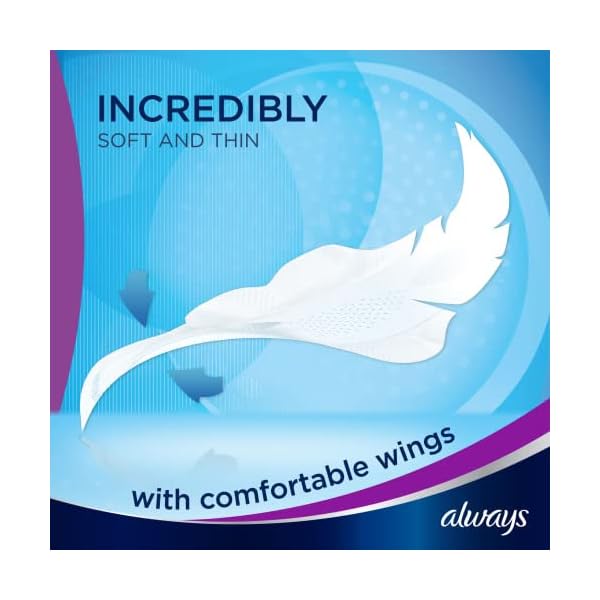 Always Infinity Damenbinden lang (Größe 2) mit Flügeln, 11er Pack (4 x 11 Stück) – Bild 5