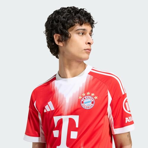 Adidas Camiseta del FC Bayern Múnich para Hombre, Rojo, S