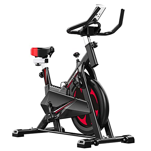 Image of Exercise Bike, Stationary Bikes Cardio Workout Machine, Silent Magnetic Resistance Indoor Cycling Bike with Comfortable Seat Cushion, Cycle Bike For Home Cardio Gym
