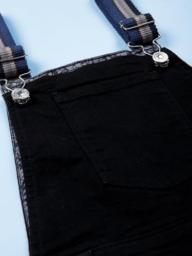 Image of KiddoPanti Boys Denim Dungaree Pant