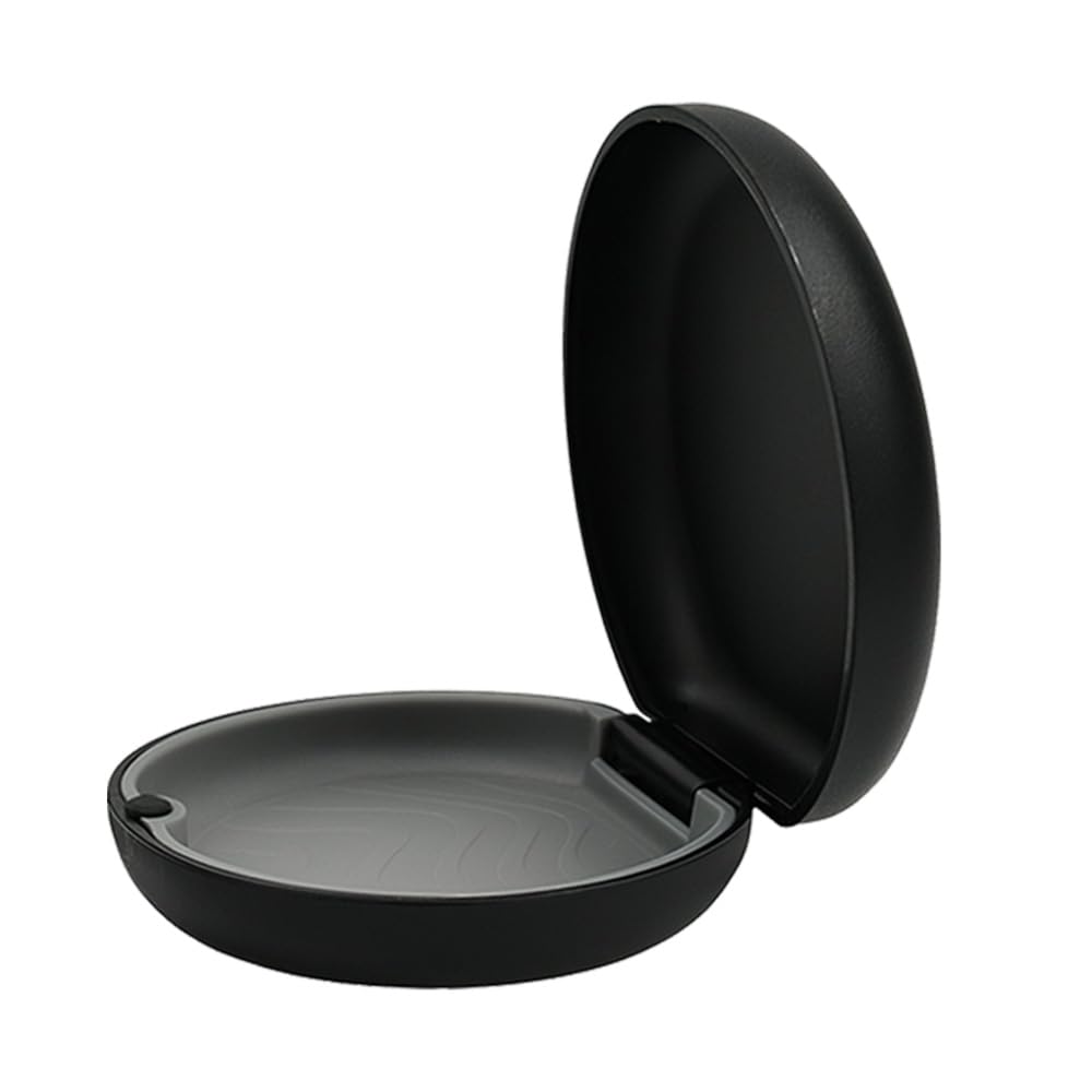 Dentosmile Slim Aligner Case/Aligner and Retainer Case/Dental Orthodontic Retainer Box - Black Color with Silicone layer (10) 4