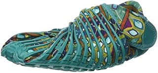 Vibram Men's and Women's Furoshiki Phulkari Sneaker, Teal Multi, EU:36-37/UK Woman: 4.5-5.5/cm:22-23/US Woman:5.5-6.5
