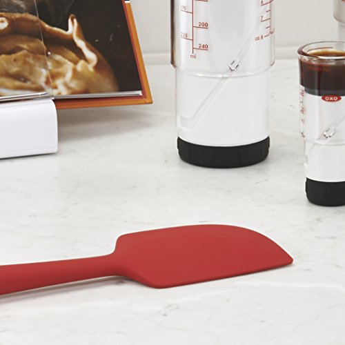 Oxo - 11100902 0719812040103 Good Grips Medium Silicone Spatula, One Size, Red/Black #TOP3