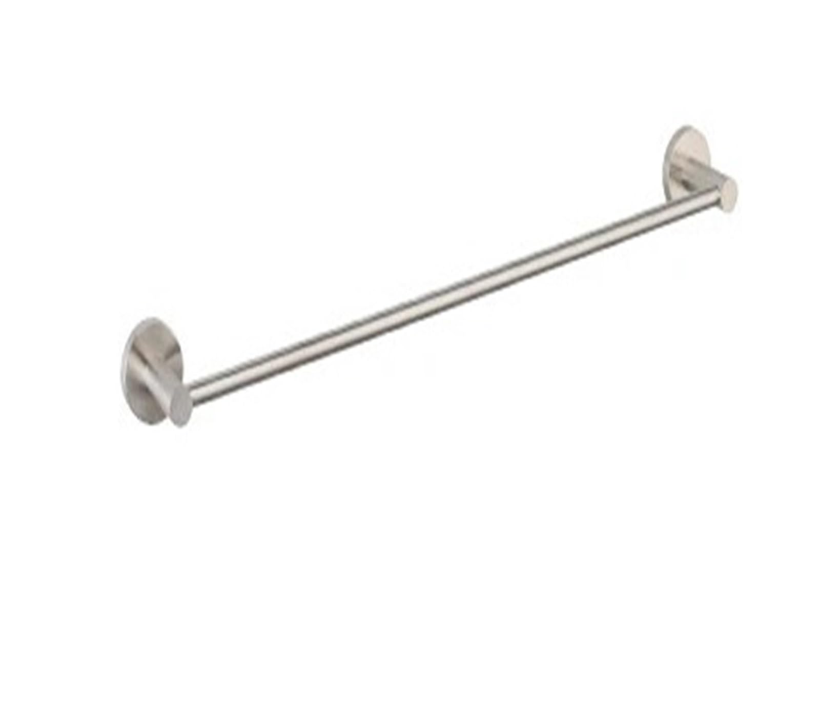 1pc Single Towel Rack Bathroom Accessories Wall Mount Shower(Brushed Nickel)